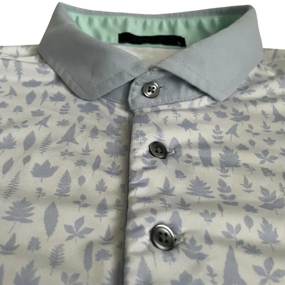 Greyson Golf Performance Polo Shirt Mens Large L All Over Print - Picture 5 of 8